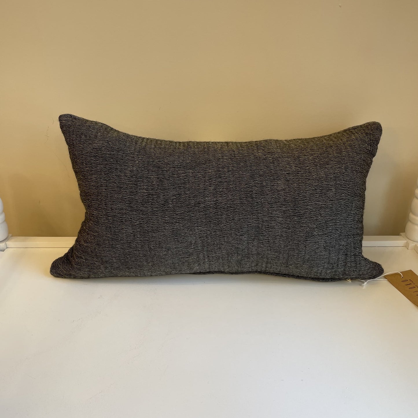 Heirloom Pillow Charcoal - 12x20