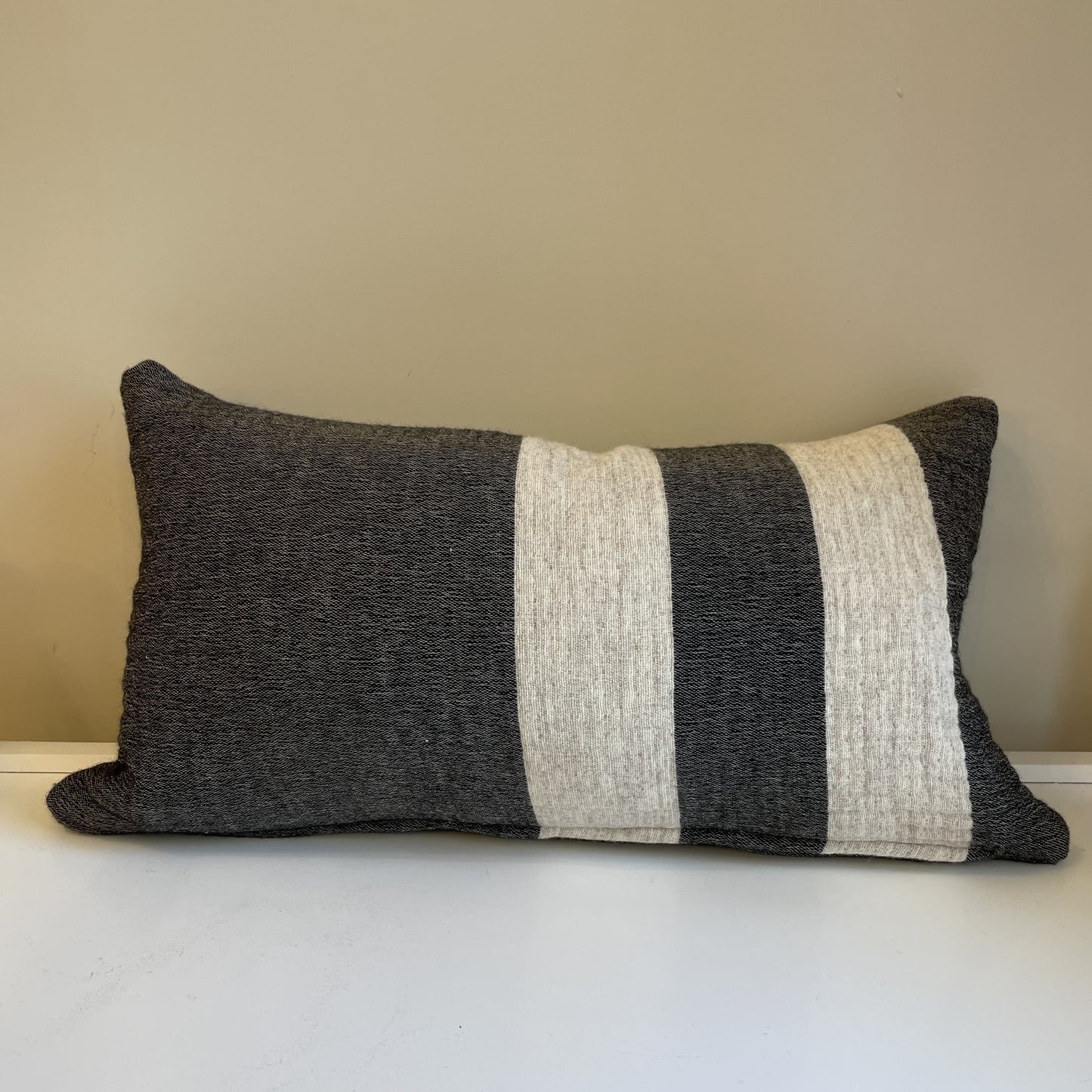 Heirloom Pillow Charcoal - 12x20