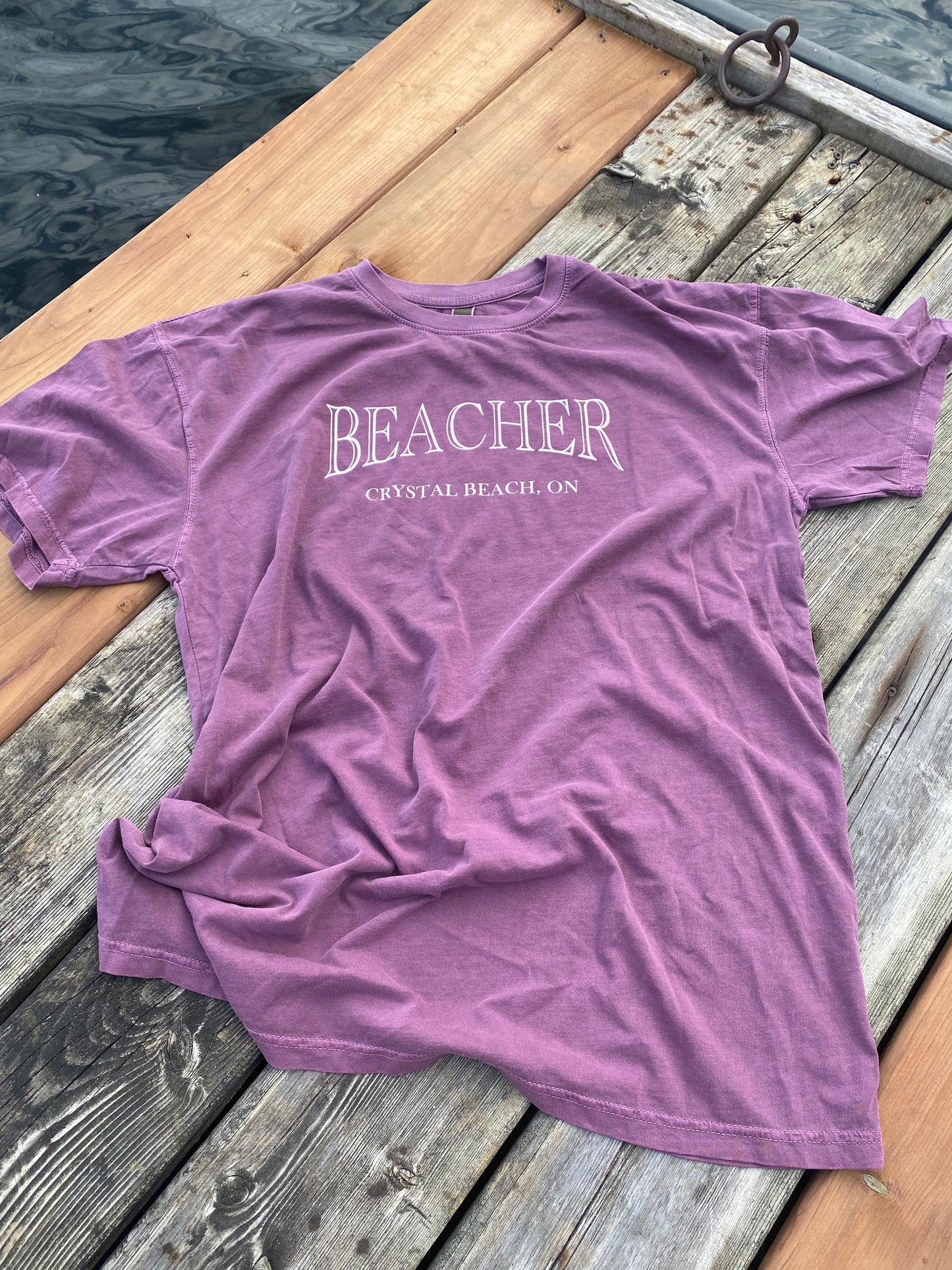 Vintage Beacher Throwback Tee - Loganberry
