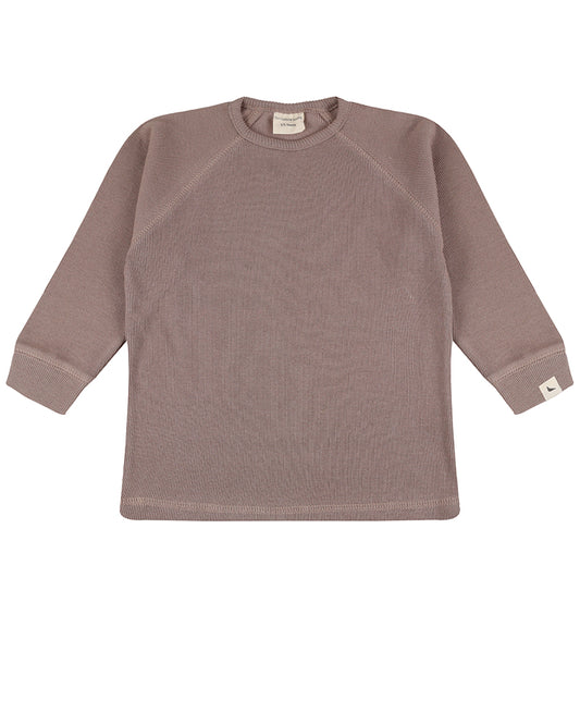 Rib Layering Top - Stone