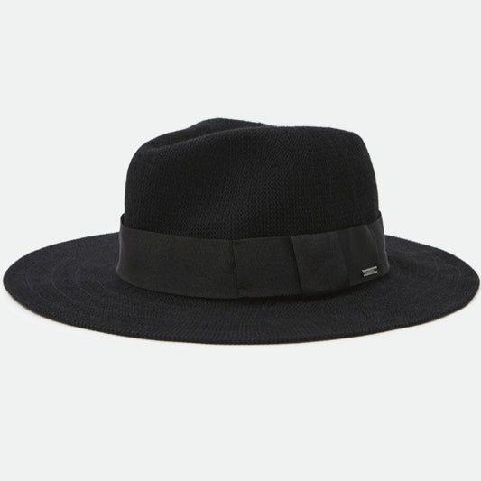 Joanna Knit Packable Hat - 100% Wheat Straw - Black