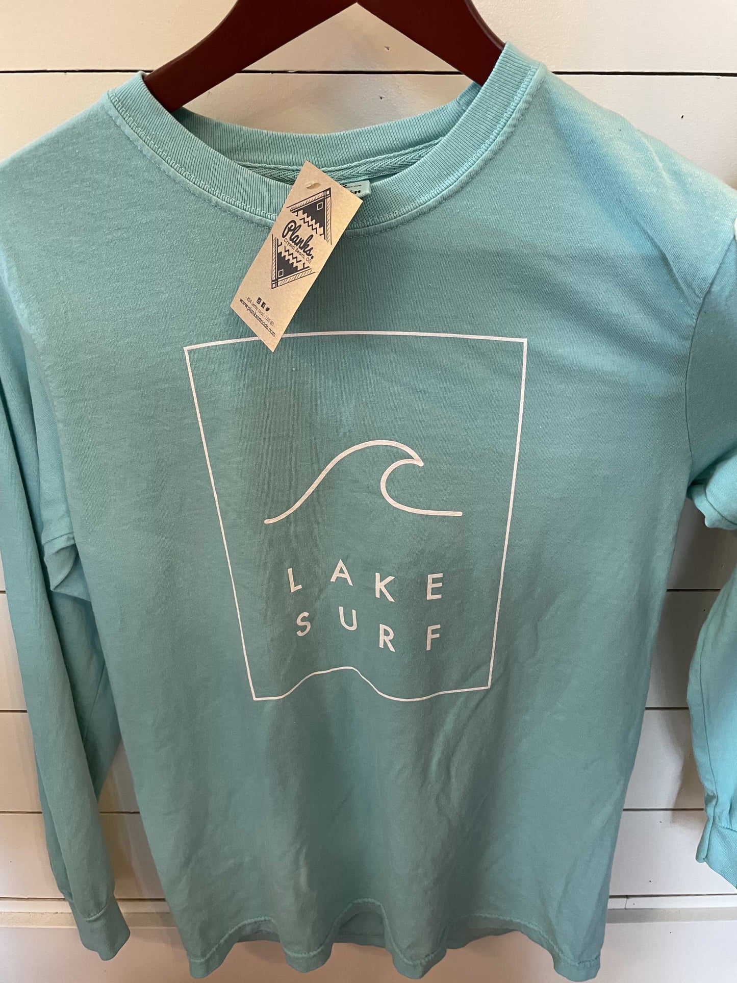 Lake Surf Long Sleeve Tee - Minty Teal