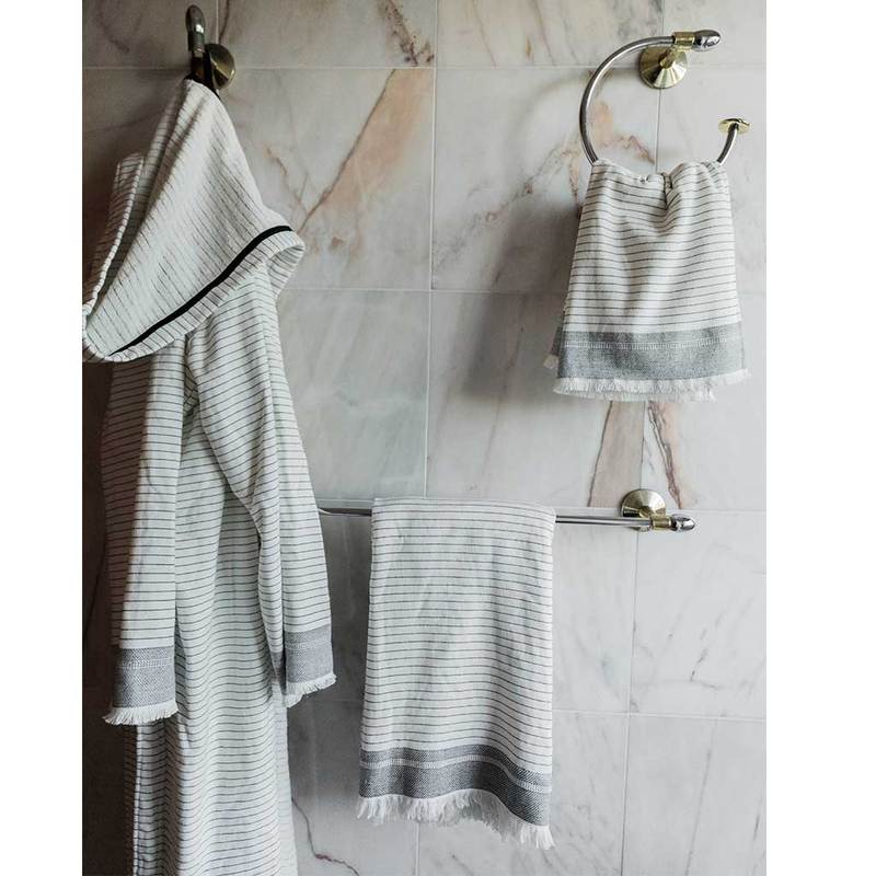 Leo Terry Towel - White