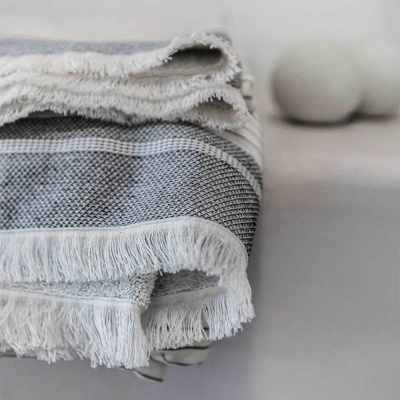 Leo Terry Towel - White