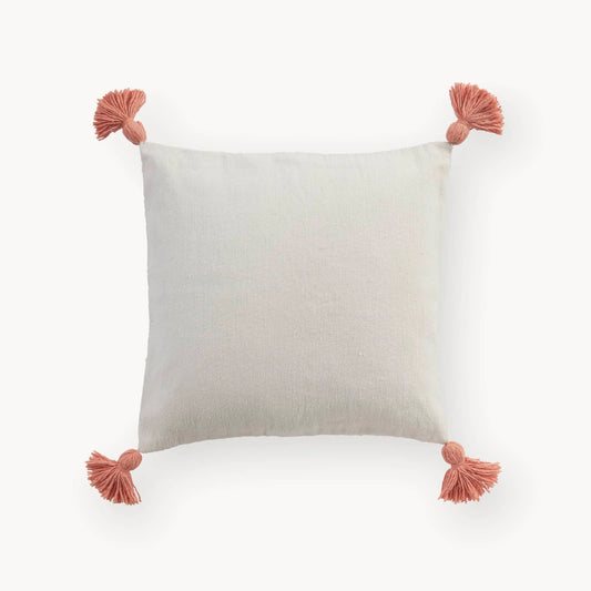 Moroccan Pillow - Coral Pom