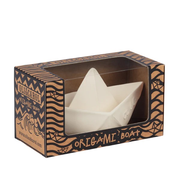 Origami Boat - White