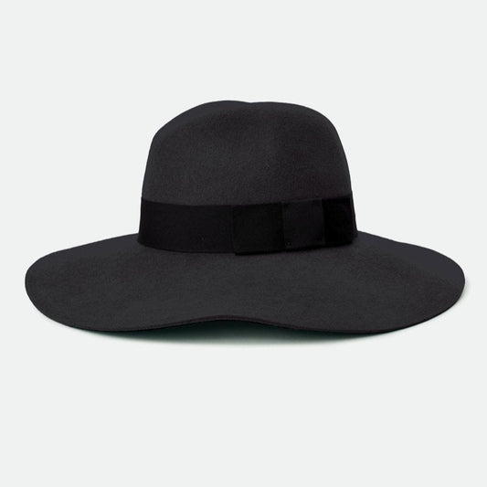 Piper Hat - 100% Wool Felt - Black