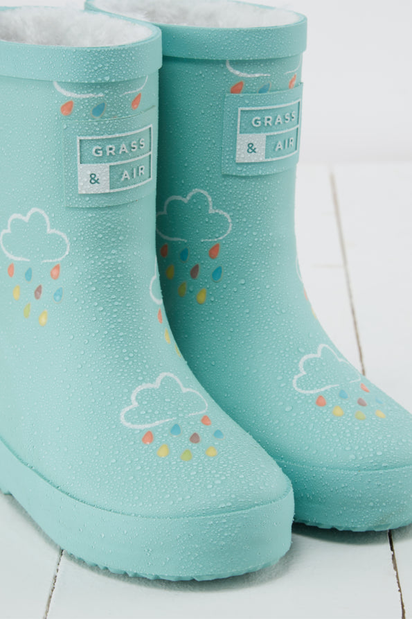Kids lined wellies outlet