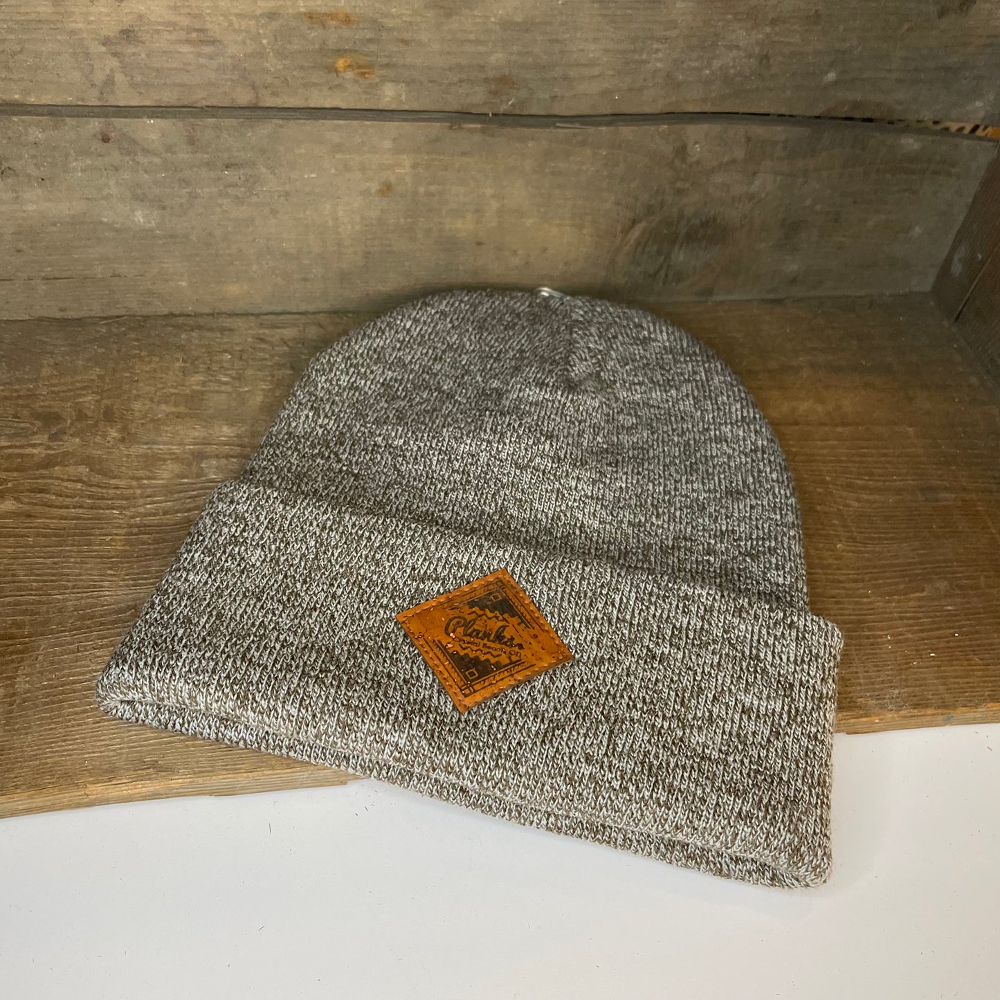 Planks Cork Patch Beanies - Brown / Grey