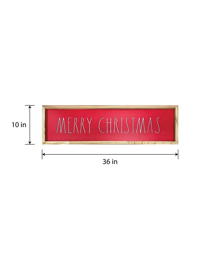 Rae Dunn "Merry Christmas" Wall Sign