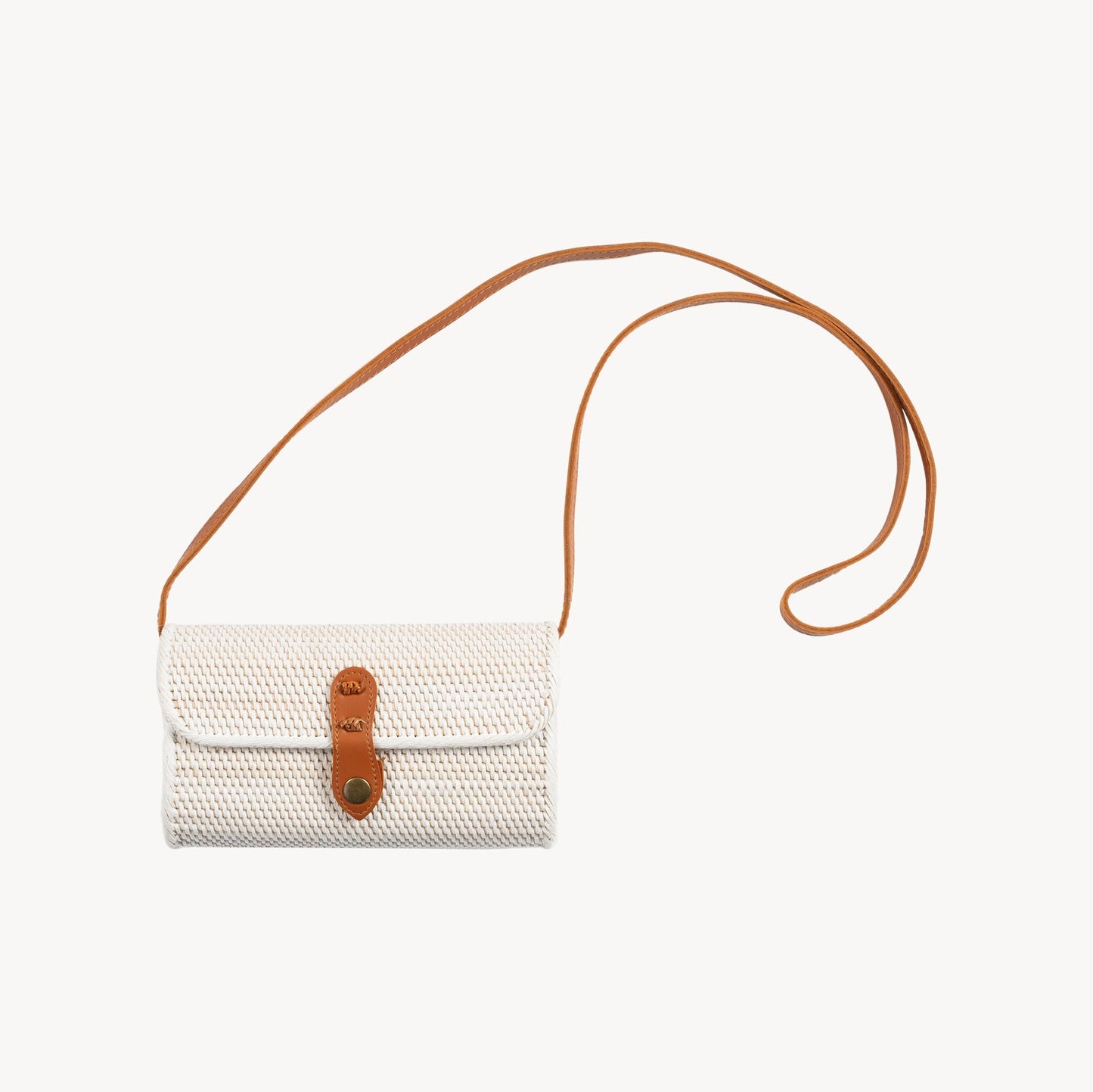 Rectangle Bali Bag - White