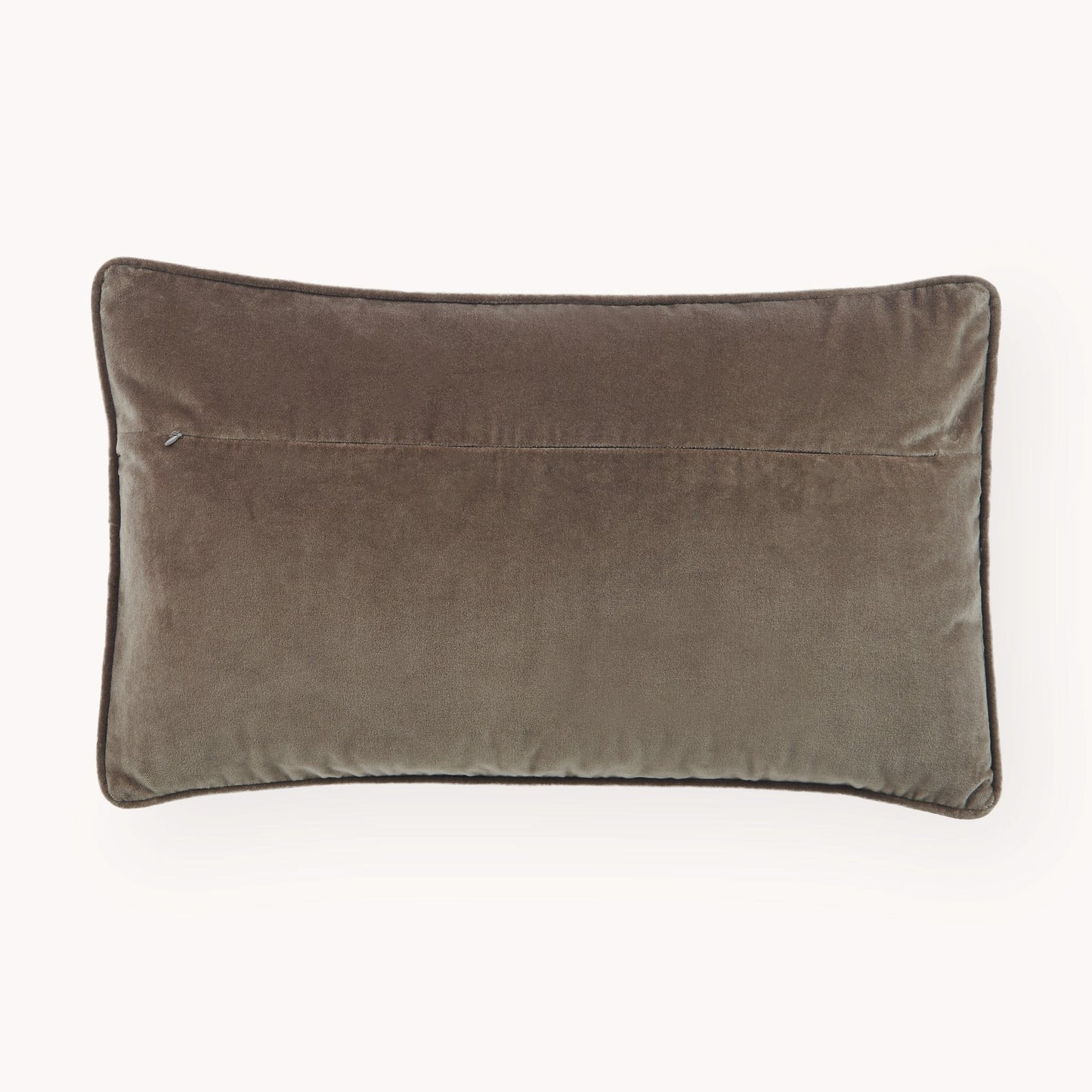 Rectangle Velvet Cushion - Truffle