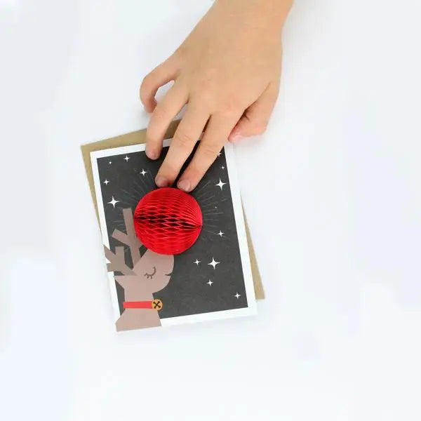 Reindeer Pop-Up Holiday Card