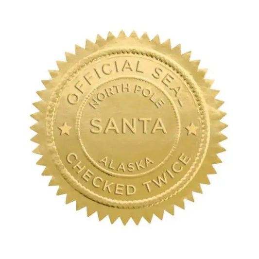 Santa Seals Holiday Stickers