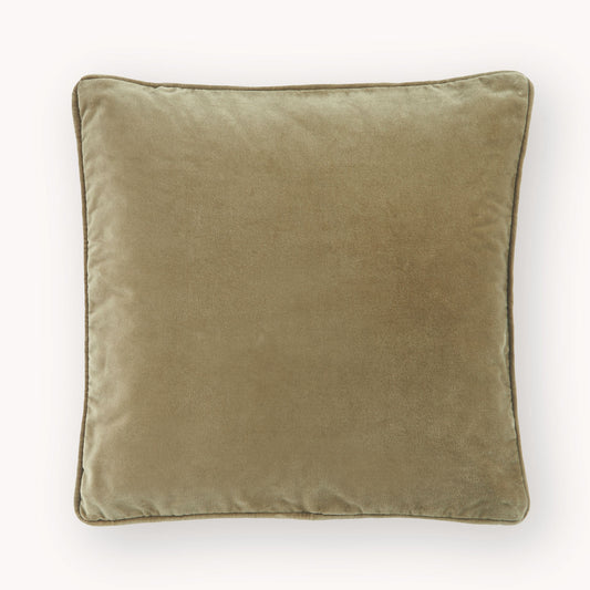Square Velvet Cushion - Oregano