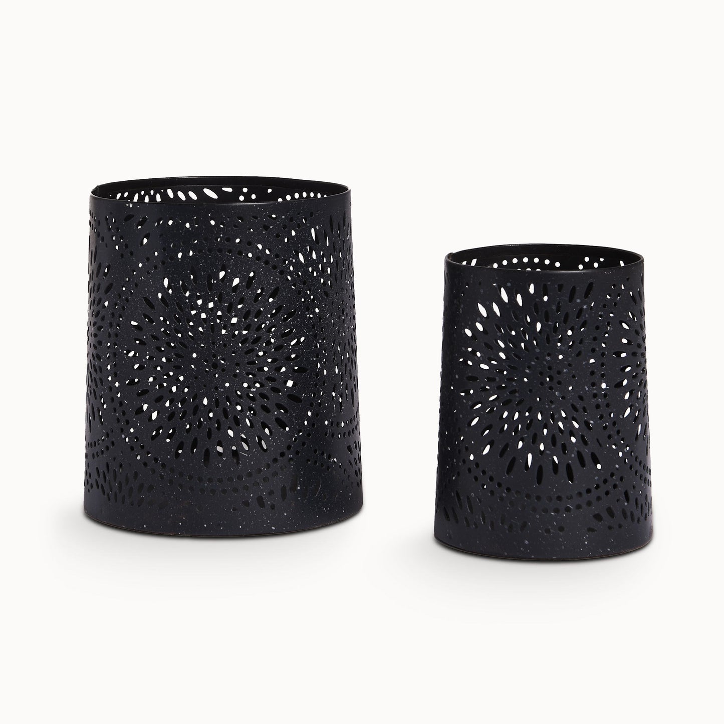 Starlight Votive- Black Set of 2