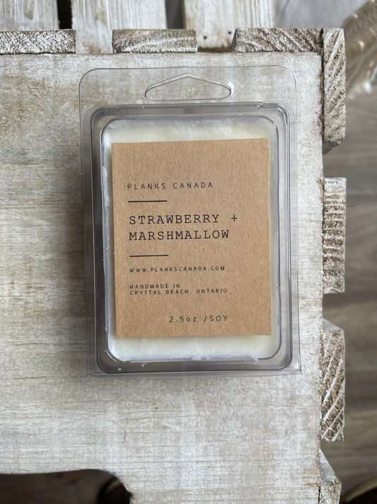 Strawberry + Marshmallow - Soy Wax Melt