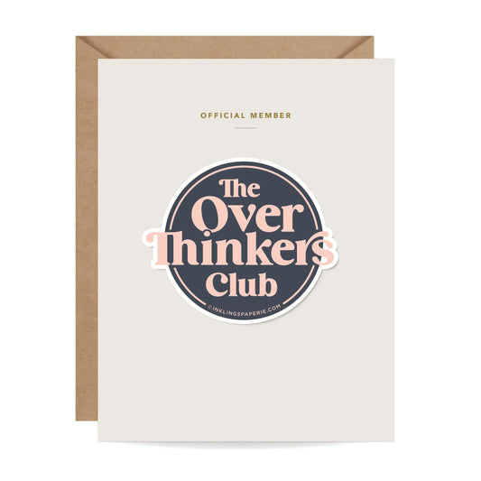 Sticker Card - Overthinkers Club