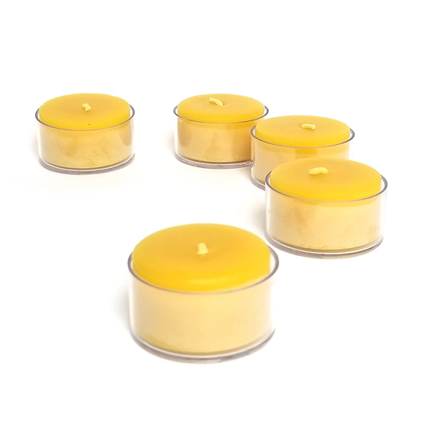 All Natural Beeswax Tealight Candles - 4 Pack