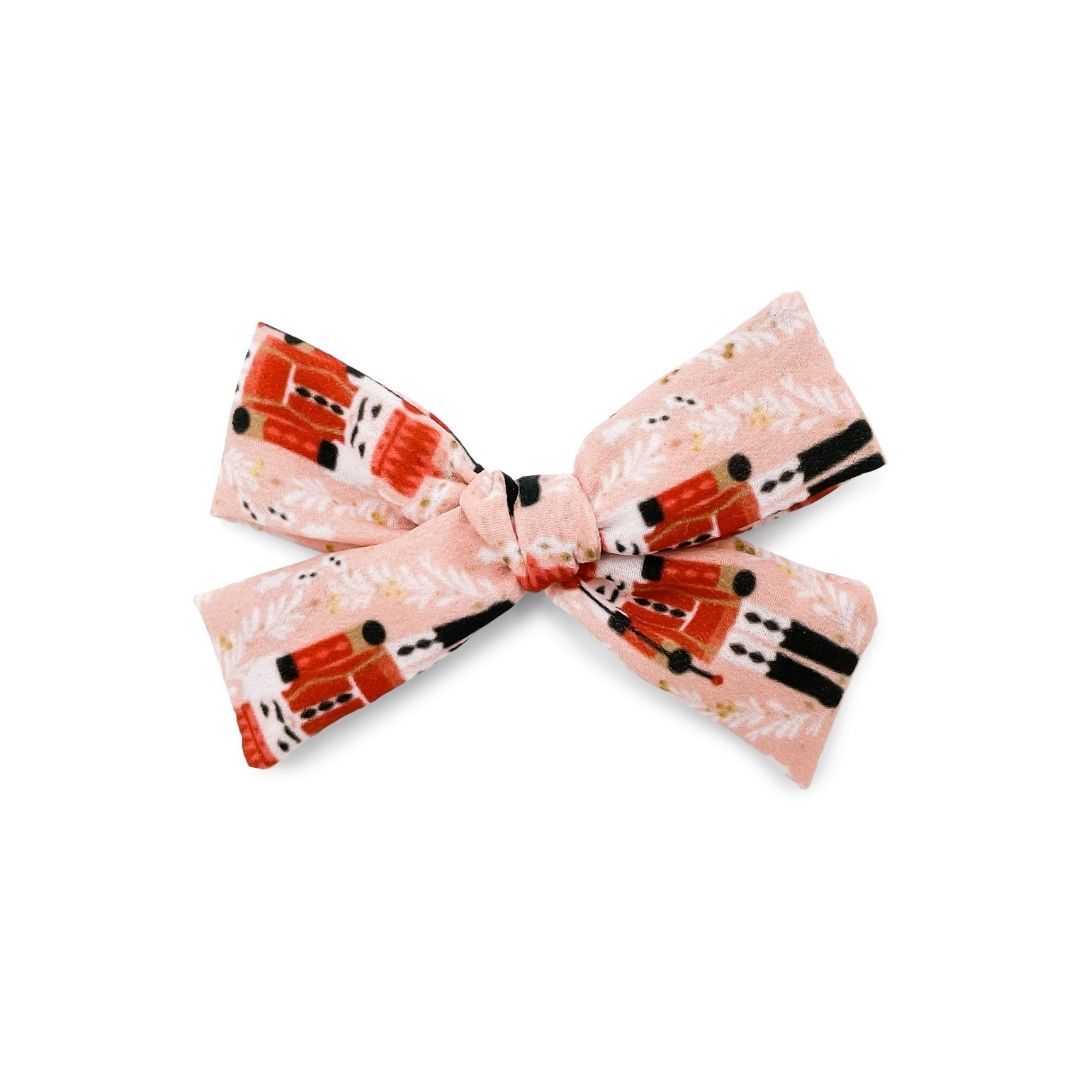 Blush Nutcracker - Mini Bow