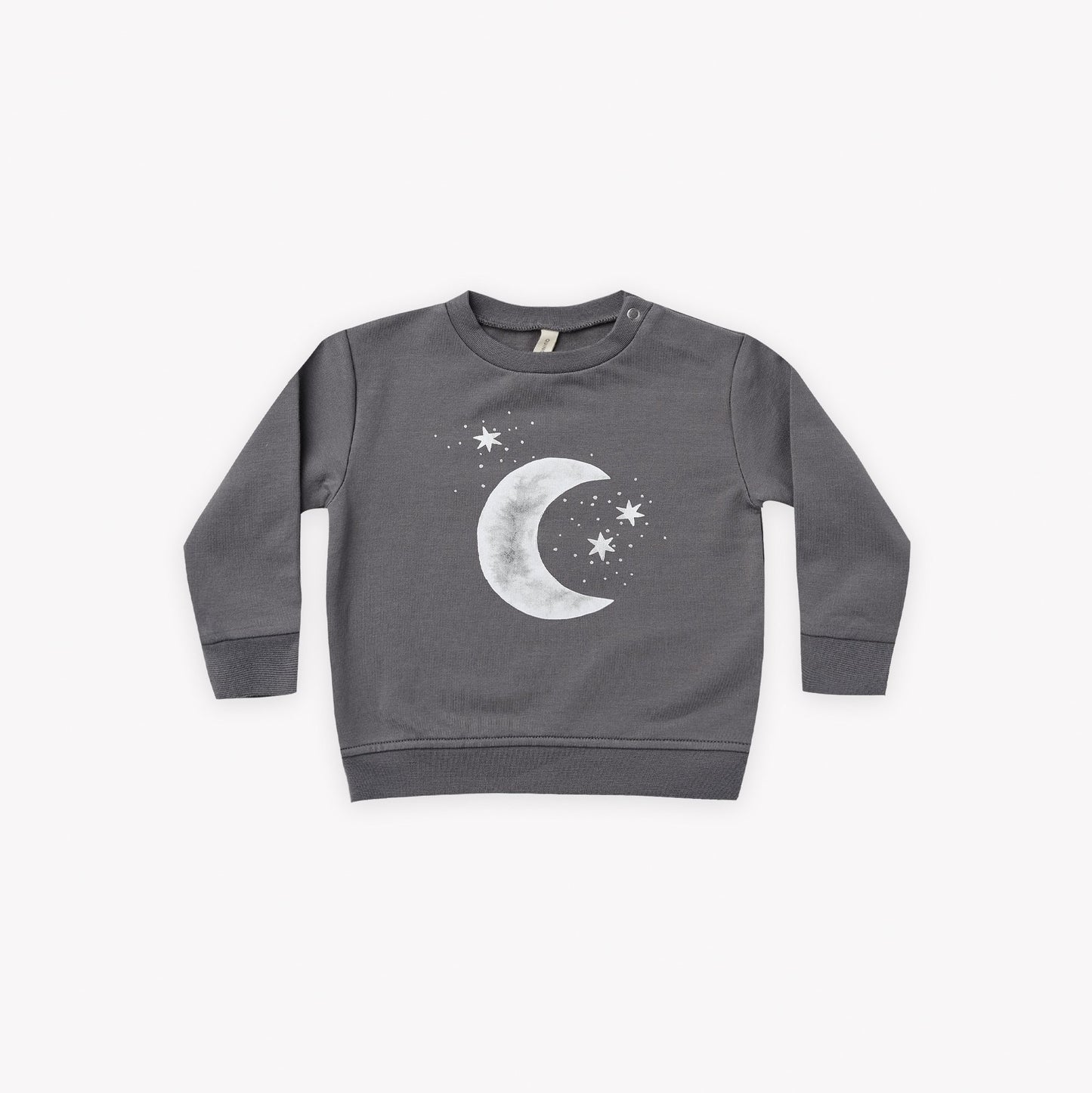Fleece Sweatshirt - Moon & Stars - Dark Sea