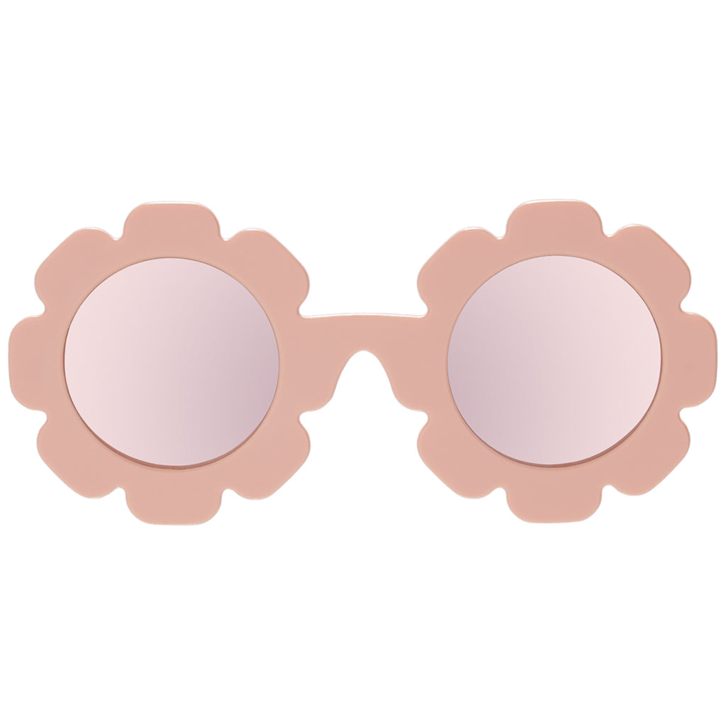 The Flower Child - Pink Flowers with Rose Gold Mirror Lenses