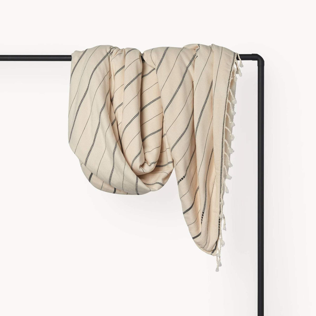 Irena Fleece Lined Throw - Vanilla