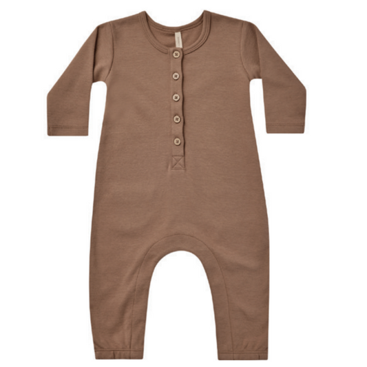 Long Sleeve Jumpsuit - Cocoa