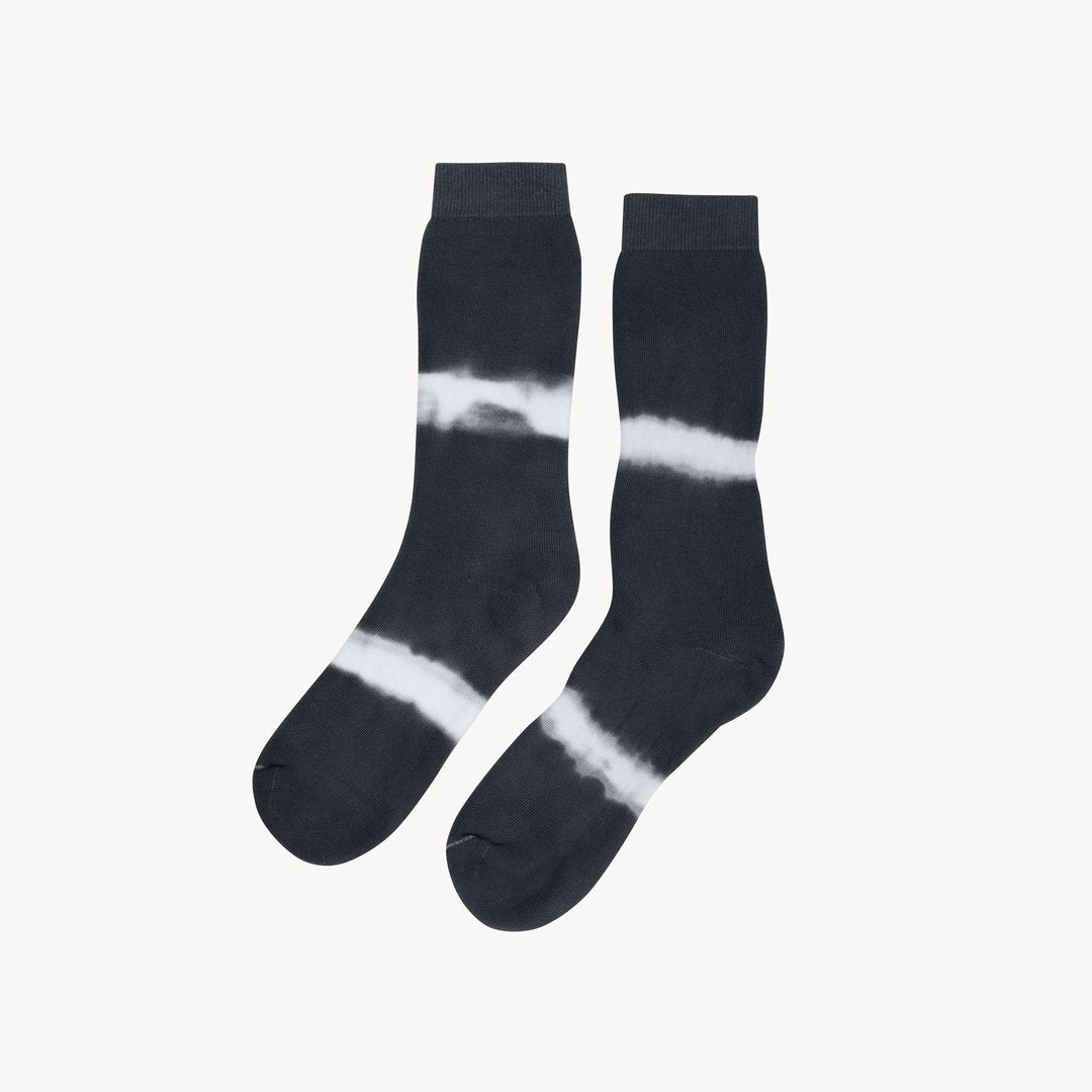 Pima Cotton Tie Dye Socks - Grey