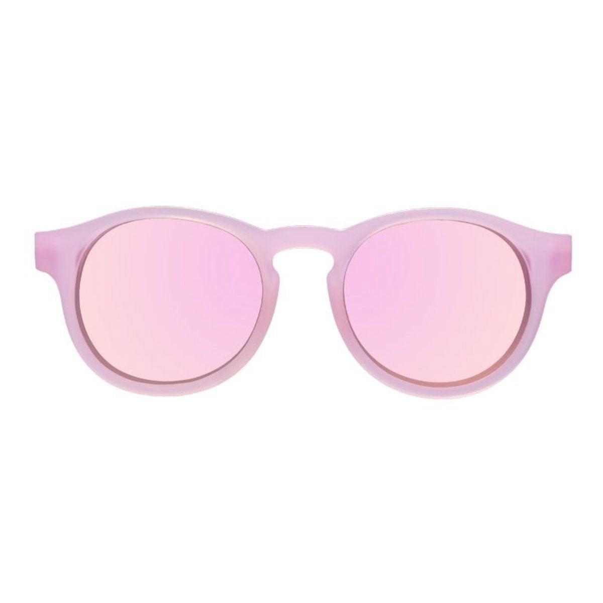 The Pixie - Pink Transparent with Rose Gold Mirror Lenses