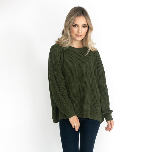 Rosa Sweater - Evergreen