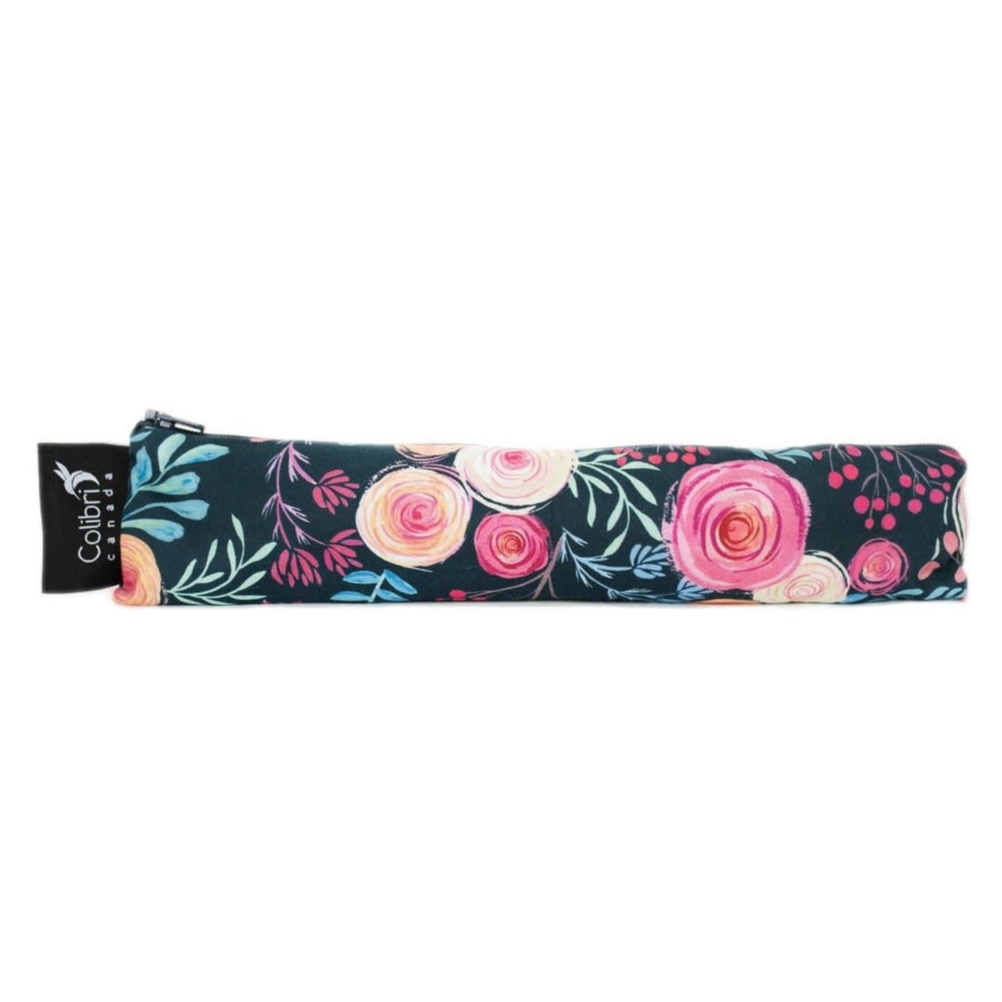 Reusable Wide Snack Bag - Roses