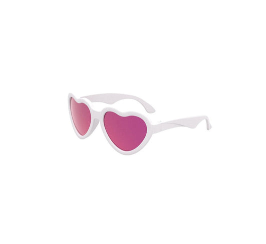 Sweethearts Polarized Lenses - White and Pink
