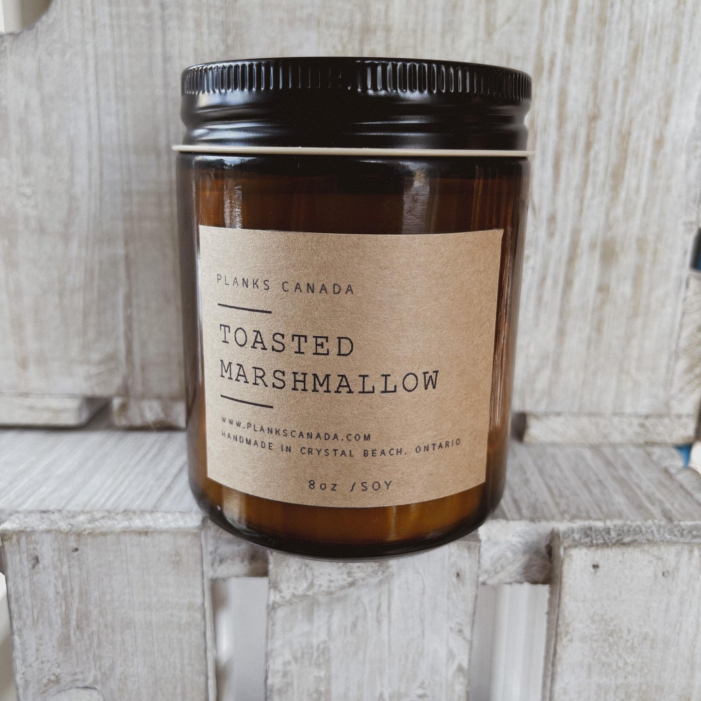 Toasted Marshmallow - Wood Wick Soy Candle